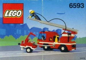 INS6593-G 6593 BOUWBESCHRIJVING- Blaze Battler gebruikt *LOC RB