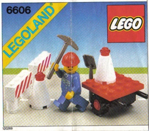 INS6606-G 6606 BOUWBESCHRIJVING- Road Repair Set gebruikt *LOC RBL