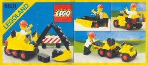INS6631-G 6631 BOUWBESCHRIJVING- Steam Shovel gebruikt *LOC RBL