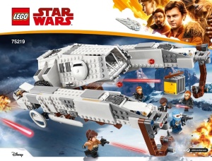 INS75219-G 75219 BOUWBESCHRIJVING- Imperial AT-Hauler gebruikt *LOC 6002