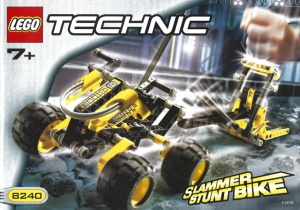INS8240-G 8240 BOUWBESCHRIJVING- Slammer Stunt Bike gebruikt *