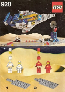 INS928-G 928 BOUWBESCHRIJVING- Galaxy Explorer gebruikt *LOC RB