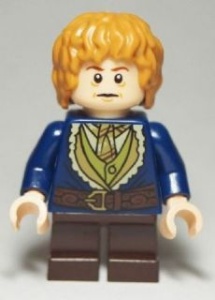 lor093 LOR: Bilbo Baggins- Darkl Blue Coat NIEUW *0M0000