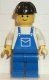 ovr002G Wit hemd, blauwe overall- blauwe benen- zwarte constructiehelm gebruikt *0M0000 - Img 2