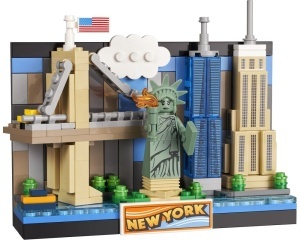 Set 40519 Ansichtkaart van New York NIEUW *