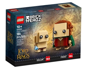 Set 40630-G BrickHeadz Frodo & Gollum, met doos (99% compleet) gebruikt * - Img 2