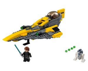 Set 75214-G Set 75214 Anakin's Jedi Starfighter MET DOOS (99% compleet) gebruikt *