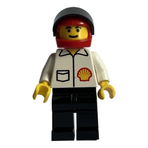 shell006G Shell - Jas, zwarte benen, rode helm gebruikt *0M0000