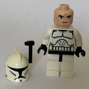 sw0200aG Clone Trooper (Phase 1), zwarte antenne gebruikt *0M0000