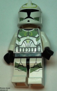 sw0298 Star Wars:Clone Trooper met zandgroene markeringen NIEUW *0M0000