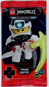 VZ NIN05 Verzamelkaarten: Ninjago Serie 5 PRIME EMPIRE, pakje van 5 kaarten. NIEUW *