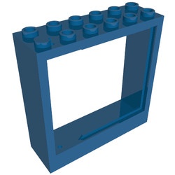 x610-7 FABULAND Deurframe 2xd6x5 blauw NIEUW *