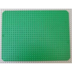 10b-6G Basisplaat 24x32 rechte hoek groen gebruikt *3K000