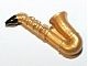 13808pb01-115 Saxofoon ZWART MONDSTUK goud, parel NIEUW *0L0000
