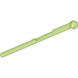 15303-108G Balk rond einde (Dart) transparant heldergroen gebruikt *1E014