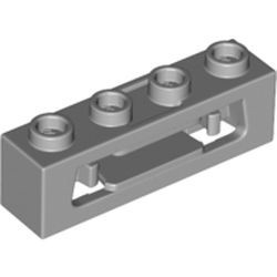 16968-86 Steen 1x4 clips binnen in grijs, licht (blauwachtig) NIEUW *