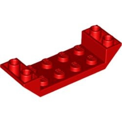 22889-5 Omgekeerde dakpan 45 graden 2x6 dubbel met 2x4 uitsnede rood NIEUW *1L000