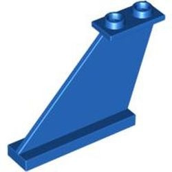 2340-7G Staart groot 2 noppen bovenop blauw gebruikt *1D040