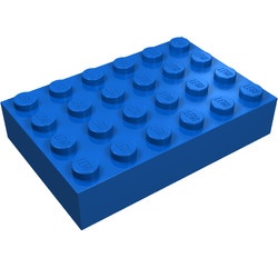 2356-7 Steen 4x6 blauw NIEUW *5K0000