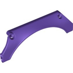 24118-89 Technic, Spatbord gebogen 15x2x5 paars, donker NIEUW *