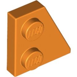 24307-4 Wig plaat 2x2 rechts oranje NIEUW *1B228