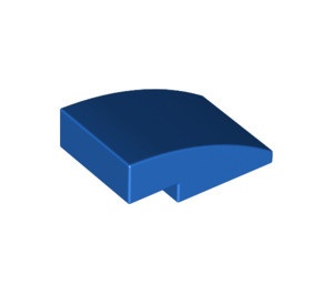 24309-7 Dakpan rond 3x2 geen noppen afgerond blauw NIEUW *1B103
