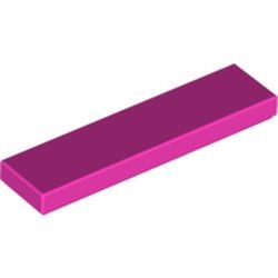 2431-47 Tegel 1x4 roze, donker NIEUW *1B112