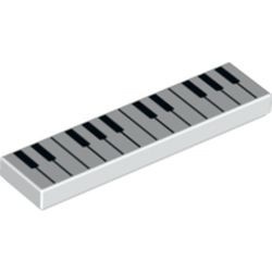 2431pb593-1 Tegel 1x4 Piano wit NIEUW *0K000