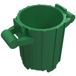 2439-6 Vuilnisvat groen NIEUW *5K000