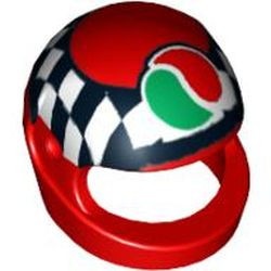 2446pb32-5 Helm met OCTAN logo en circel rood NIEUW *0L0000