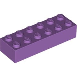 2456-157 Steen 2x6 lavender, midden NIEUW *5K0000