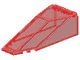 2507-17G Cockpit glas 10x4x2 1/3 transparant rood gebruikt *1C010 - Img 2