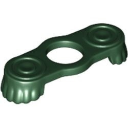 2526-80 Epaulette groen, donker NIEUW *