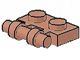 2540-58 Platte plaat 1x2 met OPEN hendel rood, zandkleurig NIEUW *1B293