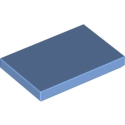 26603-42 Tegel 2x3 blauw, midden NIEUW *1B120
