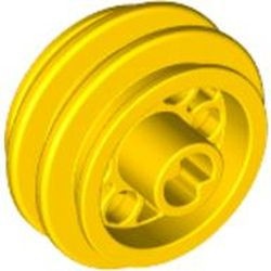 2994-3G Wiel 30.4x14 VR 6 gaten (alleen velg) geel gebruikt *5W000