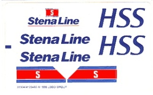 2998stk01 STICKER 2998 Stena Line Ferry NIEUW *0S0000