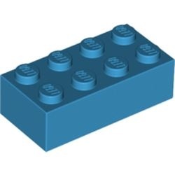 3001-153 Steen 2x4 blauw, donkerazuur NIEUW *5K0000