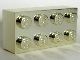 3001-21 Steen 2x4 (GLIMMEND goud) chroom goud NIEUW *5K0000