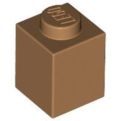 3005-150 Steen 1x1 caramel, midden NIEUW *1B002