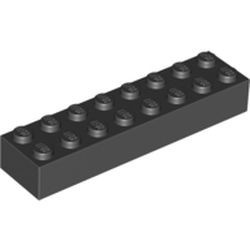 3007-11G Steen 2x8 zwart gebruikt *5K0000
