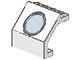 30080-1G Paneel 4x3x3 met patrijspoort wit gebruikt *1F019