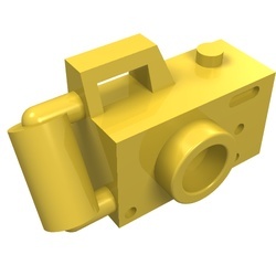 30089-3G Fototoestel geel gebruikt *1E019