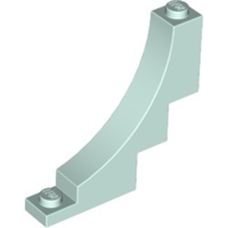 30099-152 Steen,omgekeerde halve boog 1x5x4 aqua, licht NIEUW *1B381