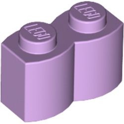 30136-154 Steen 1x2 gewelfd (pallisaden) lavender, licht NIEUW *1B042