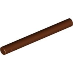 30374-88G Paal lengte 4 noppen bruin, roodachtig gebruikt *1E014