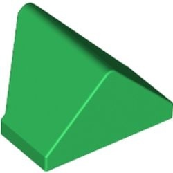 3049b-6 DakNOK 45 graden 2x1 afgeschuind ZONDER bodempin/houder groen NIEUW *1L183