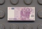 3069b-CUS007 Tegel 1x2 Eurobiljet 500 Euro wit NIEUW *