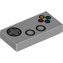 3069bpb0344-86 Tegel 1x2 Game Controller grijs, licht (blauwachtig) NIEUW *