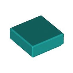 3070b-39 Tegel 1x1 turquoise, donker NIEUW *1B107